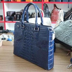 Man bag (genuine croc leather)